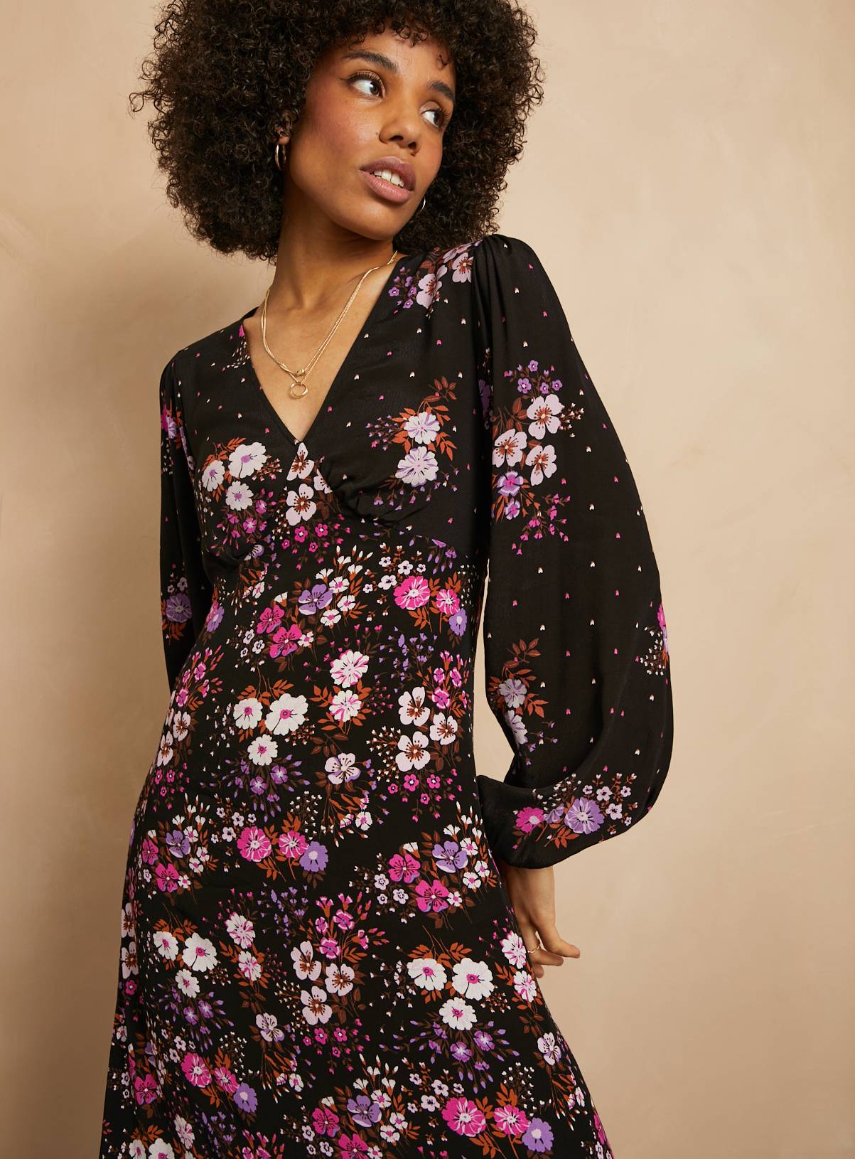 EVERBELLE Patchwork Floral Dress 6 - Image 2